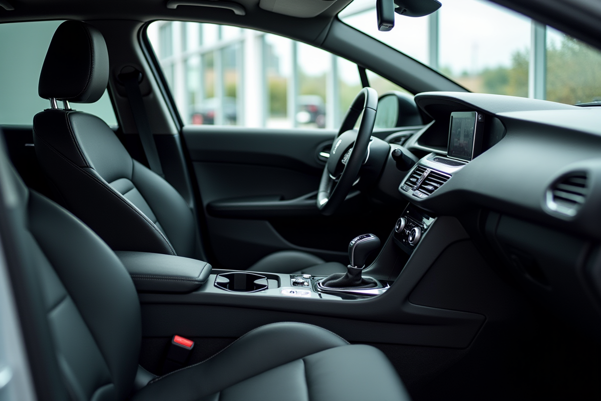Vue intérieure du Peugeot 308 Break côté conducteur