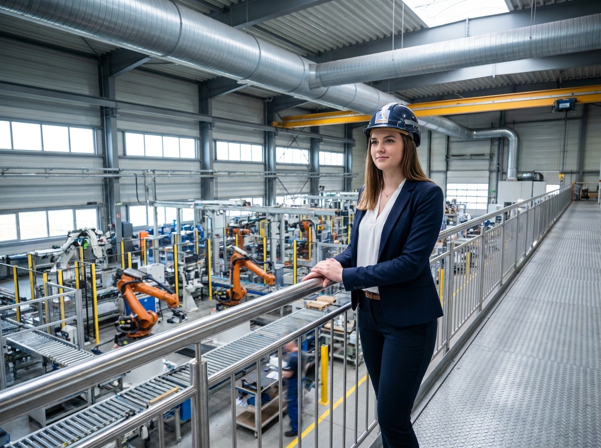 Responsable de production sur une plateforme industrielle