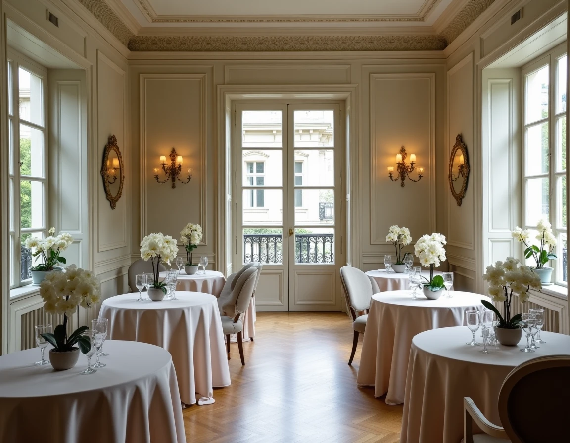 Salons Des Petits Ponts, lieu de réception haussmannien avec salons ornés et décoration de mariage raffinée